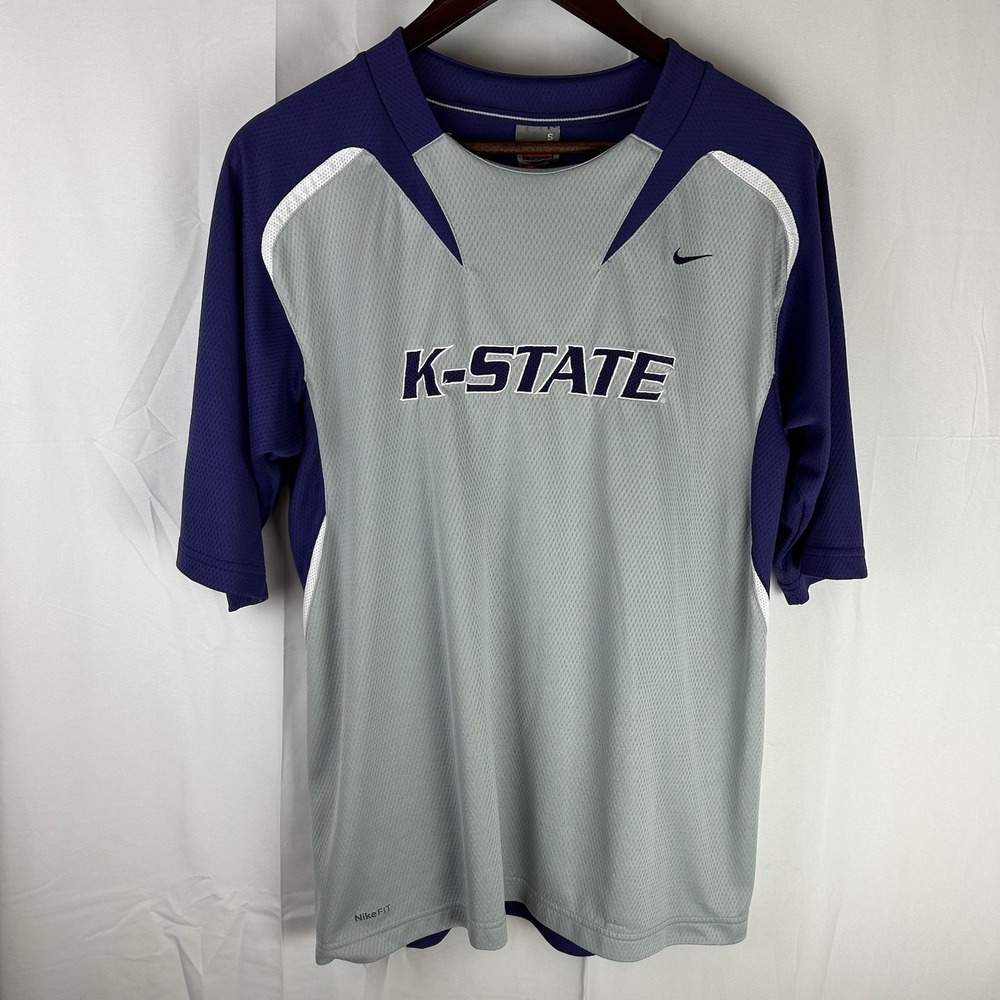 Team Issued Kansas‎ State Wildcats Basketball Warmup Shooting Shirt Men's S Nike
